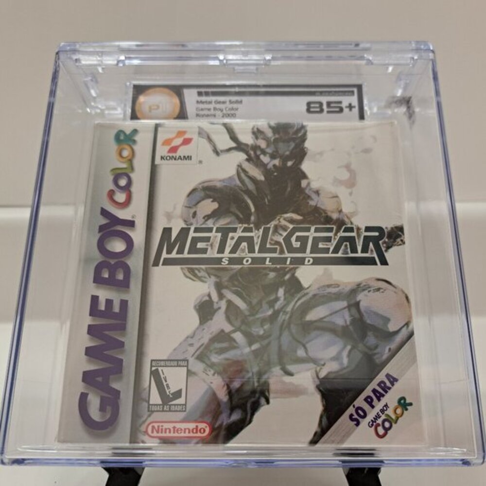 Rare Brand New Gameboy Color Metal Gear Solid Brazil Edition Graded Player 1 85